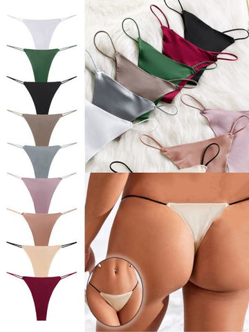ZASUWA Femal Sexy Silk T-back Panties
