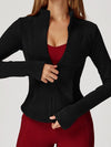 ZASUWA Female Pocket Zipper Fleece Jacket