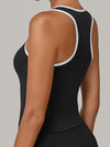 ZASUWA Female Contrast Color Stripe Tank
