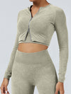 ZASUWA Female Tie Dye Zipper Jacket