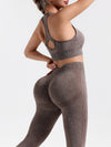 ZASUWA Female Denim Deep V Back Tracksuit