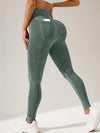 ZASUWA Female Seamless Tie-Dye Printed Leggings