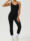 ZASUWA Female Backless U Collar Jumpsuit