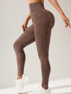 ZASUWA Female Seamless Tie-Dye Printed Leggings