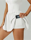 ZASUWA Female Corset Zipper 2 in 1 Quick-dry Dress
