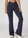 ZASUWA Female V shape-waist Flare Leggings