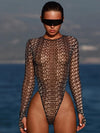 ZASUWA Female Letters Print Bodysuit