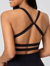 ZASUWA Female Cross Back Ribbed Sports Bras