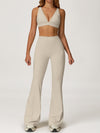 ZASUWA Female Backless Flare Tracksuit