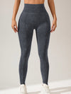 ZASUWA Female Seamless Tie-Dye Printed Leggings