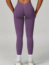 ZASUWA Female Deep V Back Seamless High-rise Short Tracksuit
