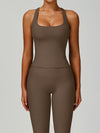 ZASUWA Female Ribbed 3-Pieces Short Traksuit