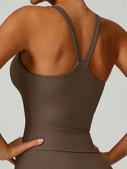 Ribbed High-rise Leggings