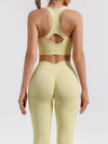 ZASUWA Female Denim Deep V Back Tracksuit