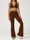 ZASUWA Female Backless Flare Tracksuit