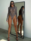 ZASUWA Female Letters Print Bodysuit