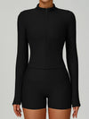 ZASUWA Female Ribbed 3-Pieces Short Traksuit