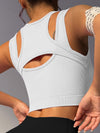 ZASUWA Female Sexy Hollow Out Ribbed Quick Dry Tank