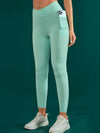 ZASUWA Female Super Sexy Vshape Waist Pocket Scrunch Bum Leggings