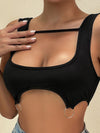 ZASUWA Female Unique Cutout Backless Sports Bras
