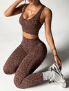 ZASUWA Female Leopard Print Tracksuit