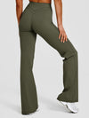 ZASUWA Female V Shape Waist Flare Leggings
