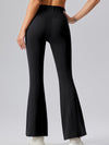 ZASUWA Female Sexy Denim Zipper Flare Leggings