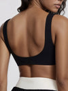 ZASUWA Female Contrast Color Backless Sports Bras