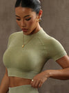 ZASUWA Female Ribbed Scrunch Bum High-waisted Tracksuit