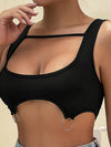 ZASUWA Female Unique Cutout Backless Sports Bras