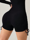 ZASUWA Female Thumbhole Hooded Romper