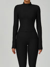 ZASUWA Female Ribbed 3-Pieces Short Traksuit