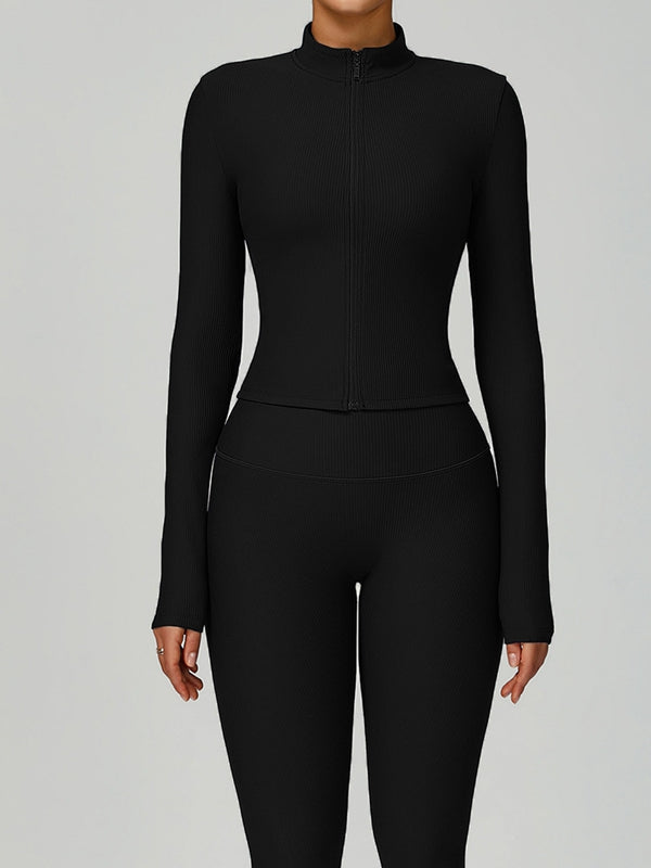 Ribbed 3-Pieces Short Traksuit