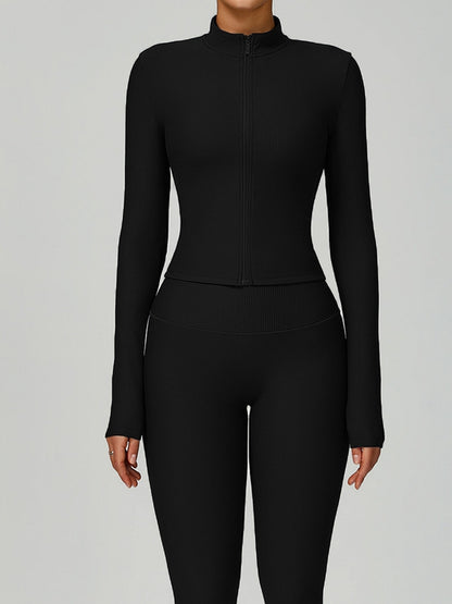 Ribbed 3-Pieces Short Traksuit