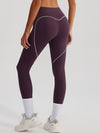 ZASUWA Female Contrast Color Stripes Sports Bras