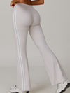 ZASUWA Female Contrast Color Stripes High-rise Leggings