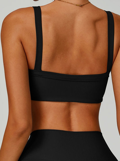 Ribbed High-rise Leggings