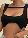 ZASUWA Female Unique Cutout Backless Sports Bras