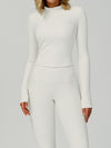 ZASUWA Female Ribbed 3-Pieces Short Traksuit