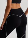 ZASUWA Female Contrast Color Stripes Sports Bras