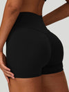 ZASUWA Female Solid Color High-rise Shorts