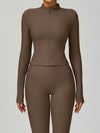 ZASUWA Female Ribbed 3-Pieces Short Traksuit
