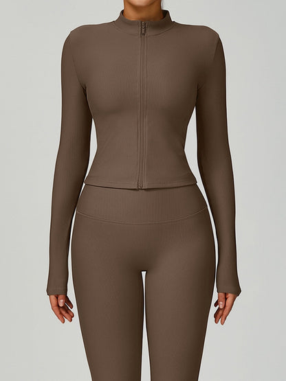 Ribbed 3-Pieces Short Traksuit