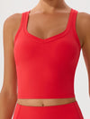 ZASUWA Female Contrast Color Stripes Sports Bras