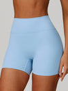 ZASUWA Female Solid Color High-rise Shorts