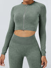 ZASUWA Female Tie Dye Zipper Jacket