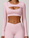 ZASUWA Female Sexy Hollow Out Long Sleeves