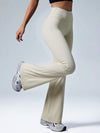 ZASUWA Female Zipper Pocket Flare Leggings