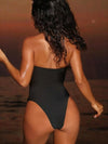 ZASUWA Female Unique Cross Backless One Piece
