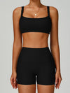 ZASUWA Female Ribbed 3-Pieces Short Traksuit